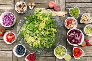 zeleninový salát na svačinu nebo večeři