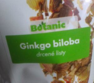 drcené lisyty ginkgo byloba