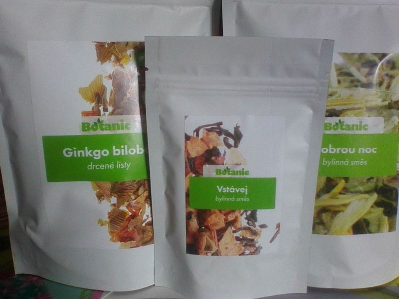 Recenze sypaného čaje Ginkgo biloba z e-shopu Botanic.cz